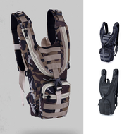Tas Dada Rompi Hydropack Tactical motif Loreng Army Polisi Tentara warna Hitam Biru Cream  - Hexa Ma