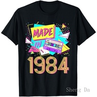Made in 1984 38 Years Old Retro Vintage 80s 38th Birthday T-Shirt