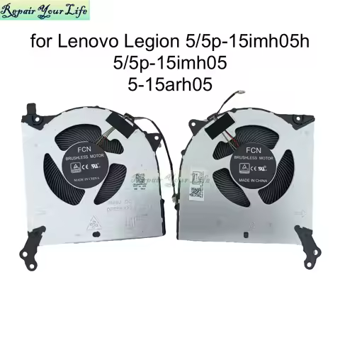 CPU GPU Cooling Fan for Lenovo Legion 5-15IMH05 5P-15IMH05H 82AW 5-15ARH05 82B5 81Y6 Laptop Cooler R