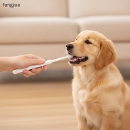 fengjue Non-slip Handle Cat Toothbrush 360 Degree Soft Nylon Bristles Pet Oral Cleaning Brush for Ea