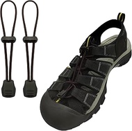 Elastic No Tie Shoe Laces Replacement for Keen Sandal, Round Stretchy Lock Shoelaces for Adults and 