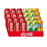 可口可乐（Coca-Cola）可乐*12+雪碧*8+芬达*4 有糖汽水 碳酸饮料  330ml*24瓶