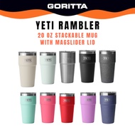 YETI Rambler 20oz Stackable Cup with MagSlider™ Lid | BPA-Free Stainless Steel 591ml Cup with Lid