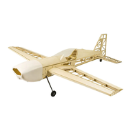 (CEUO) RC Wood Airplane Wood RC Airplane Kit Toy Wood RC Airplane Kit Extra330 Frame Without Cover W