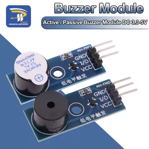 High Quality Active / Passive Buzzer Module DC 3.3-5V For Arduino Smart Car DIY Kit Low Level Trigge