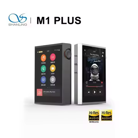 SHANLING M1 plus Hi-res HIFI Bluetooth MP3 Player Portable WiFi Music Player with LDAC Support