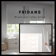 IKEA Bidai Penghalang Cahaya (FRIDANS) Block-out roller blind/White/curtain/roller blind