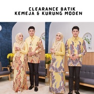 SS 04 CLEARANCE Batik Sedondon | Batik Couple Set | Kemeja Batik & Kurung Moden Batik