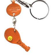 真皮鑰匙圈 網球拍 VANCA CRAFT 日本製造 職人手作