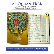 Al Quran Besar A4 Alquran IRAB Perkata Disertai Terjemah Perkata dan Tajwid Warna