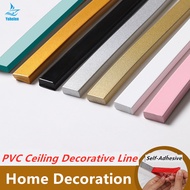 3D PVC Wall Molding Soft Line Self-Adhesive Trim Line Frame Skirting Border Decor Strip Background D