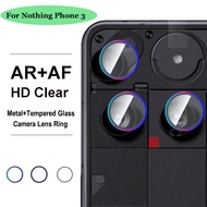 For Nothing Phone 3 5G Glitter Ring Tempered Glass Camera Lens Protector For Nothing Phone3 Nothing 