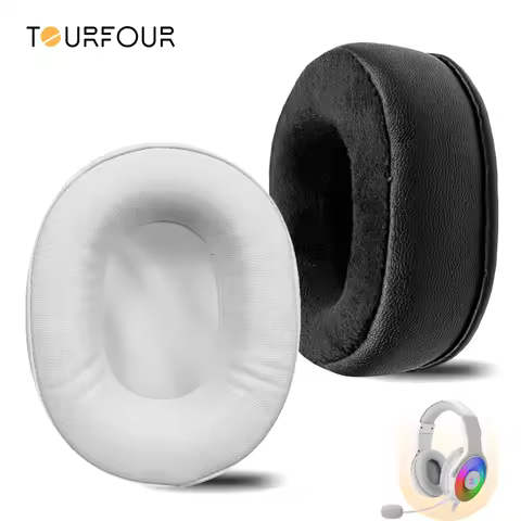 TOURFOUR Replacement Earpads for Redragon H350 Headphones Ear Cushion Cover Sleeve Earmuffs Headset 