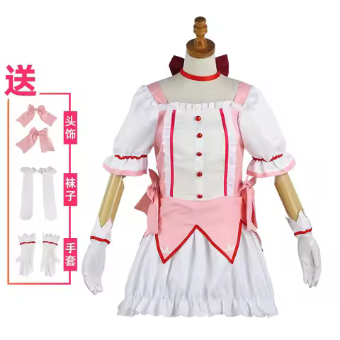 Anime Akemi Homura Cosplay Costume Fighting Uniform Stockings Akemi Homura Outfits