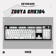 [READY STOCK] Zuoya GMK104 100% Full-Size Keyboard Kit Hot-Swap Custom RGB Tri-Mode Knob LCD Screen 
