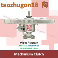 Midea Morgan Washing Machine Mechanism Clutch Gear Box Mesin Basuh MT735S MA100W85 MWM-VAGOR 7A FA