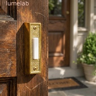 LUMELAB​ Vintage Plastic Doorbell Switch, Plastic Material European Vintage Outlook European Style D