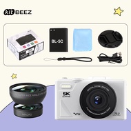 KiTBEEZ KP-2 กล้องดิจิตอล พร้อมเลนส์ 52mm 75MP 5K ซูม18X ถ่ายรูปถ่ายวีดีโอ ย้ายภาพด้วยWiFi พลิกหน้าจ
