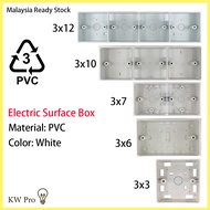 Mounting Box Internal Box/ Electrical Box/ Wall Mount/ Surface Box/ PVC Box 3x3 3x6 3x7 3x10 3x12