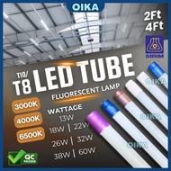 [SIRIM] T8 LED Tube 60W 38W 32W 26W 22W 18W 13W Wall Ceiling Light Fluorescent Tubes