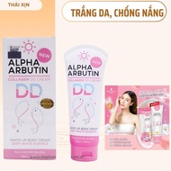Tone-enhancing sunscreen body makeup alpha arbutin collagen DD cream 130ml Thailand