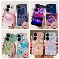 Soft Case For Tecno Camon 20 Pro 5G CK8n / Camon 20 Pro 4G CK7n / Camon 20 CK6n Casing Popular Flowe
