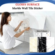 Kitchen Wall Sticker Wall Paper Dinding Bathroom Wallpaper Waterproof Tile Sticker Wallpaper Mozek T