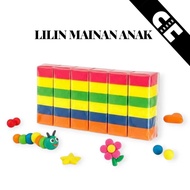 LILIN 1 Dozen Colorful Educational Wax Toys for Children