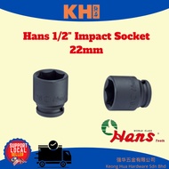 Hans 22mm 84400M 1/2" DR.IMPACT SOCKET