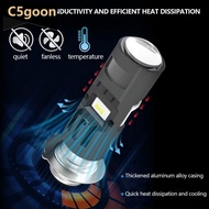 C5GOON 6000Lumen P15D H4 Motorcycle LED Spot Light Aluminum Alloy Lens Headlight Scooter Motorbike B