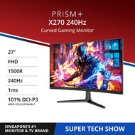 PRISM+ X270 240Hz | 27" 240Hz Curved Gaming Monitor