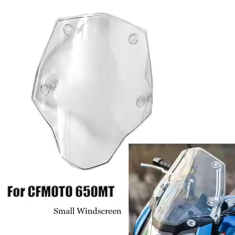 For CFMOTO CF 650MT MT650 CF650-3 Motorcycle Front Small Windshield WindScreen Fairing Wind Deflecto