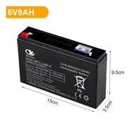6V Rechargeable Battery & Charger Set for Toy Cars (4AH/4.5AH/5AH/7AH/8AH/10AH/12AH) -Best Power Pac