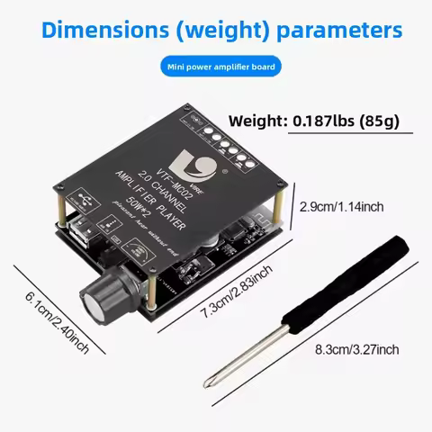 SOTAMIA APP Bluetooth Power Amplifier Board High Power Digital Power Amplifier Module Speaker 30Wx2 