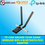 TP-LINK ARCHER TX10E AX900 WIRELESS WIFI 6 BLUETOOTH 5.3 PCIE ADAPTER