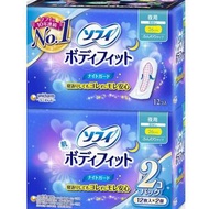 unicharm Sophie Body Fit 夜間護墊 (12 片 x 2)