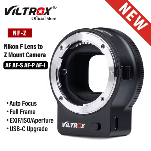 VILTROX NF-Z NIKKOR F Lens to Nikon Z Camera Mount Adapter Auto Focus Full Frame Lens Adapter for Ni