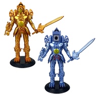 New 18cm Skibidi Toilet Anime Figure Blue Titan Man Action Figure Gold Clock Man Figurine PVC Collec