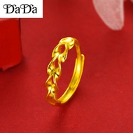 Original 916k Gold Ring from Women Wheat Ring Open Lady Ring Simple Fashion Engagement Ring