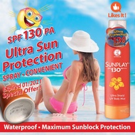 Sunplay SPF 130 PA Sun Block Spray- Specia Offers!!! (Expired On 01-2021)  สเปรย์กันแดด Sunplay SPF 