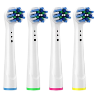 通用型電動牙刷補充刷頭 多角度型 適用歐樂B 4支 Oral-B-YE-50A
