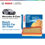 
Bosch S0593 Engine Air Filter Element for Mercedes Benz B Class W247 B180 B200 (2019 - Present)