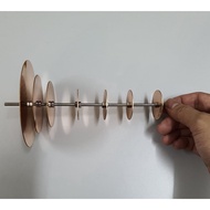 DIY Pure copper 0.8mm Russian LTE 4G WiFi Gun Wi-Fi LPDA parabolic antenna b310 b315 b618 Huawei RG5