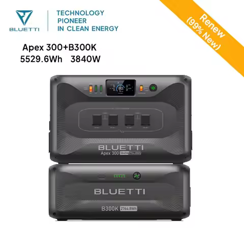 【RENEW 】BLUETTI Apex 300+B300K 5529.6Wh Portable Power Station High Capacity Fast Charging Outdoor G
