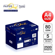 [ 1 box = 5 reams ] PAPERONE A4 80GSM