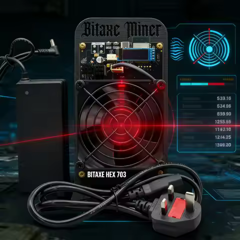 Solo miner Bitaxe Supra 703 Bitcoin Mining Machine 3.5T-4.2T – Ph.D. Mining ASIC Miner 30dB para BTC