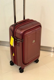 全新 有單 Delsey 22吋 紅色 行李箱 行理喼 前開蓋可擴大