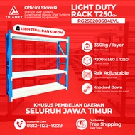 4-Tier 2.5 Meter Warehouse Rack (350 Kg / Layer) - RG250200604LVL