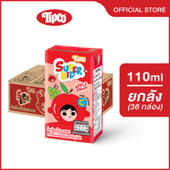 [ยกลัง] TIPCO Superkid น้ำแอปเปิ้ลผสมน้ำองุ่นรวม Apple & Grape ขนาด 110 ml.