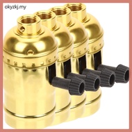 💡 4pcs E26 E27 Base Light Bulb Holder Socket Plug